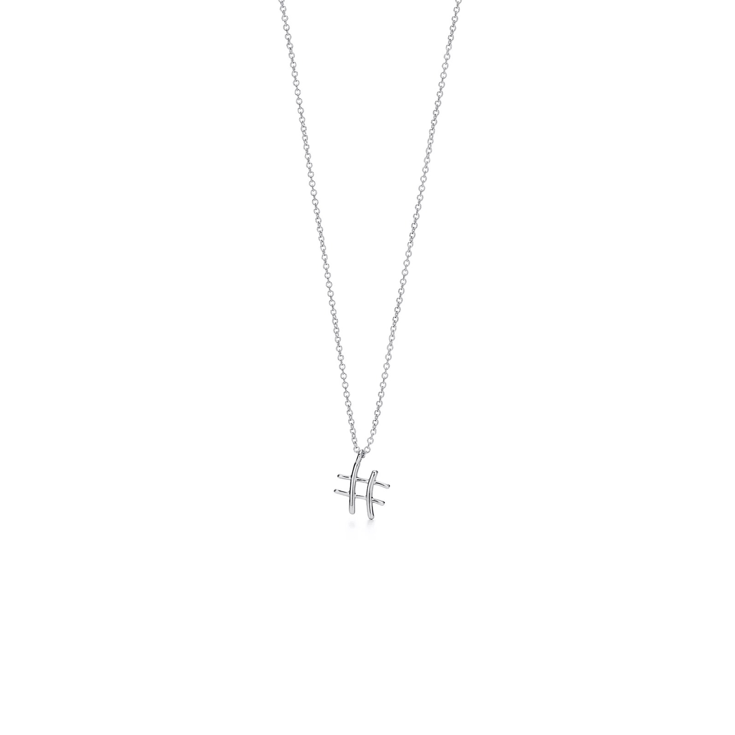 TIFFANY PALOMA'S GRAFFITI HASHTAG PENDANT 67938844
